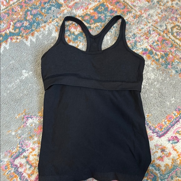Lululemon dark gray tank top - Picture 4 of 5